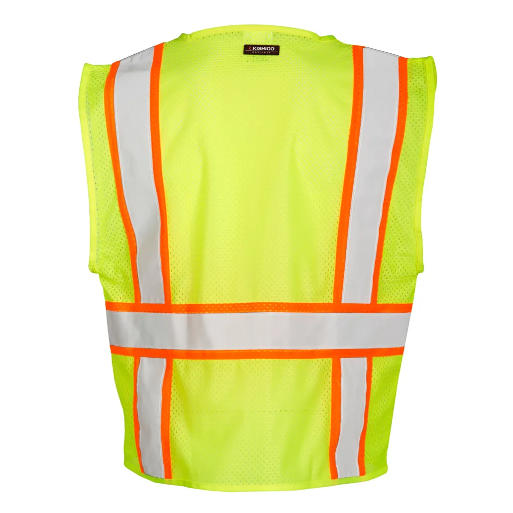 Kishigo All Mesh Contrast Vest, Type R Class 2
