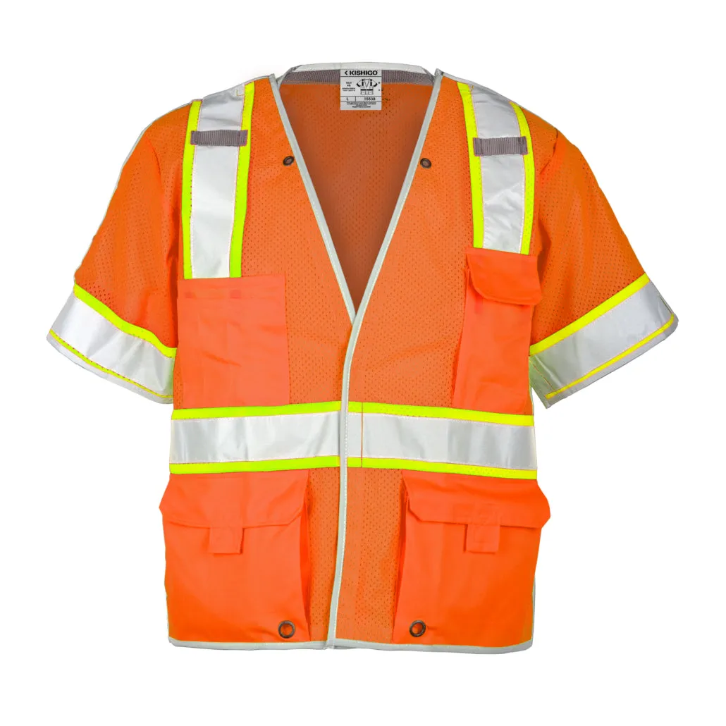 Kishigo Brilliant Series Breakaway Vest, Type R Class 3
