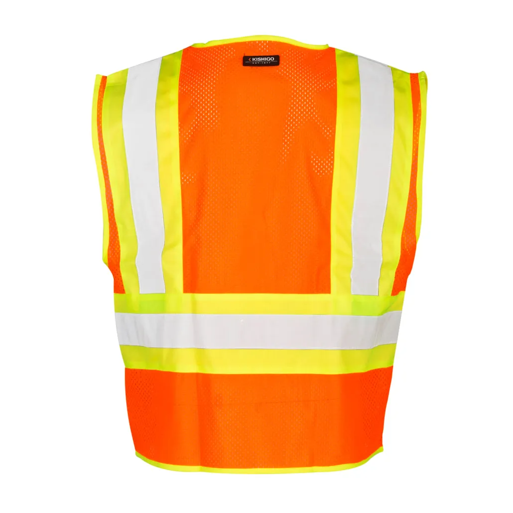Kishigo Contrasting Mesh Vest, Type R Class 2