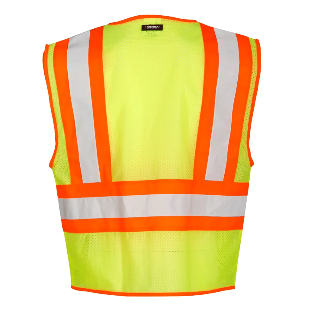 Kishigo Contrasting Mesh Vest, Type R Class 2