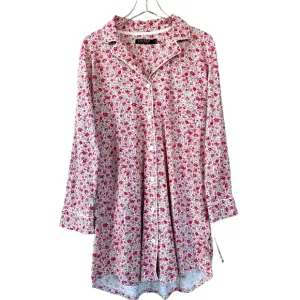 Lauren Ralph Lauren NWT 100% Cotton Floral Nightshirt Size Large