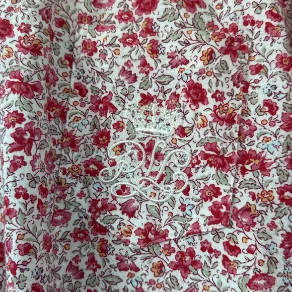 Lauren Ralph Lauren NWT 100% Cotton Floral Nightshirt Size Large