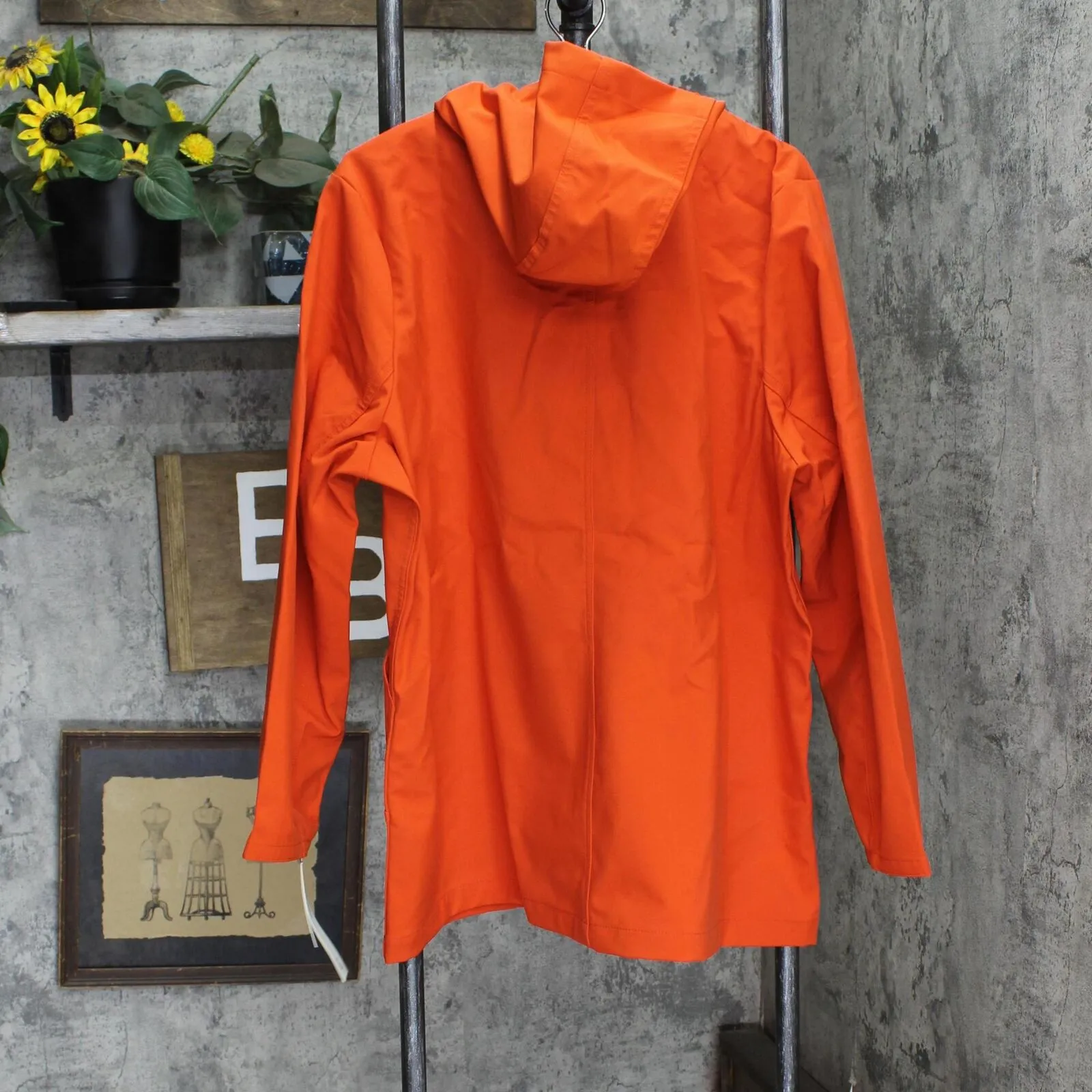 Laurier & Co. Womnes Emma Softshell Water-Resistant Jacket with Hood Orange 1X