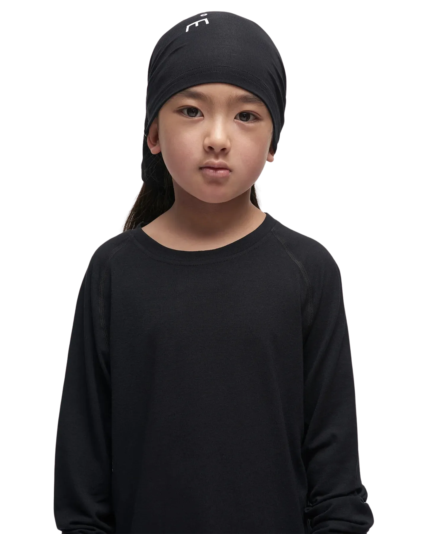 Le Bent Kids Core Lightweight Neck Gaiter - Black