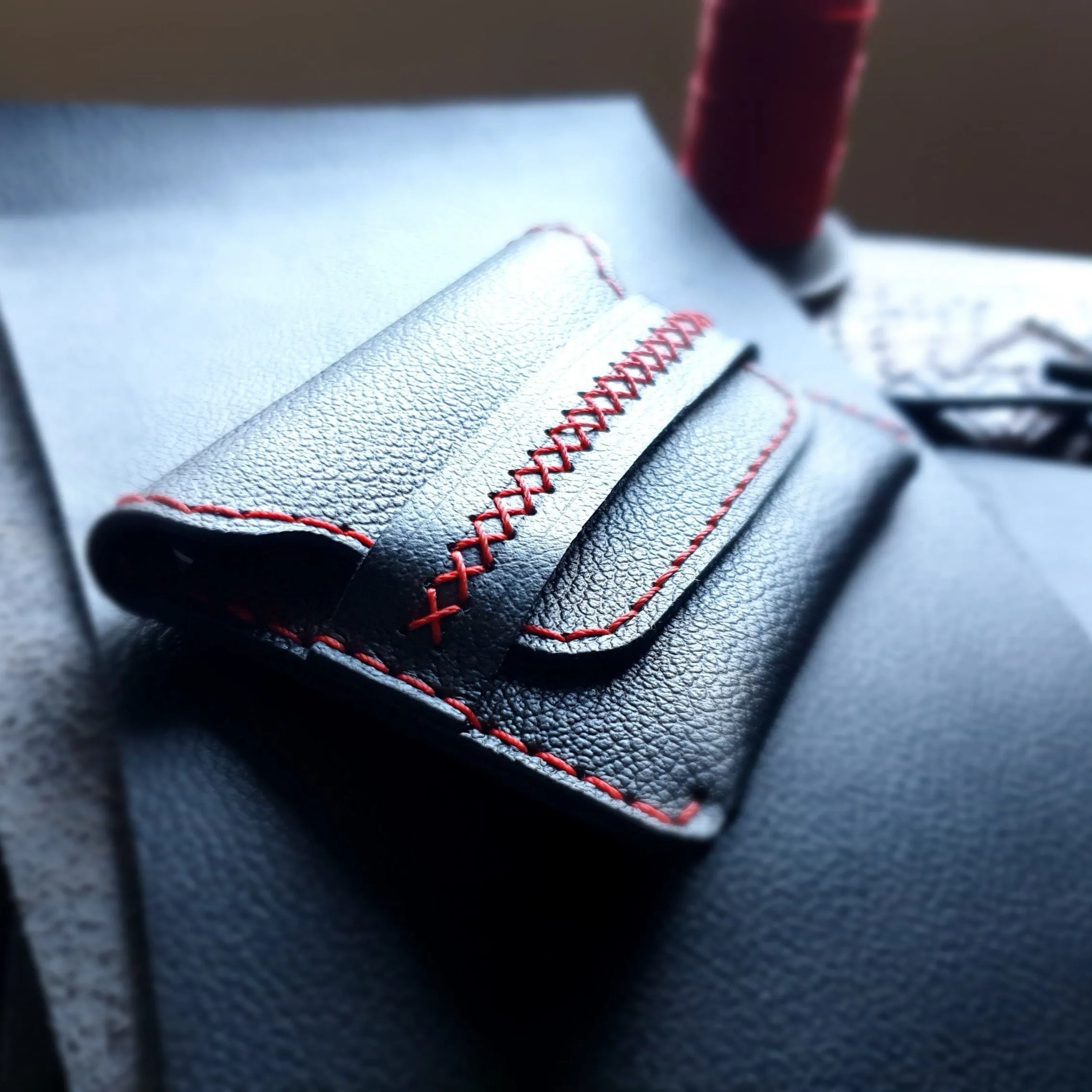 Leather card holder