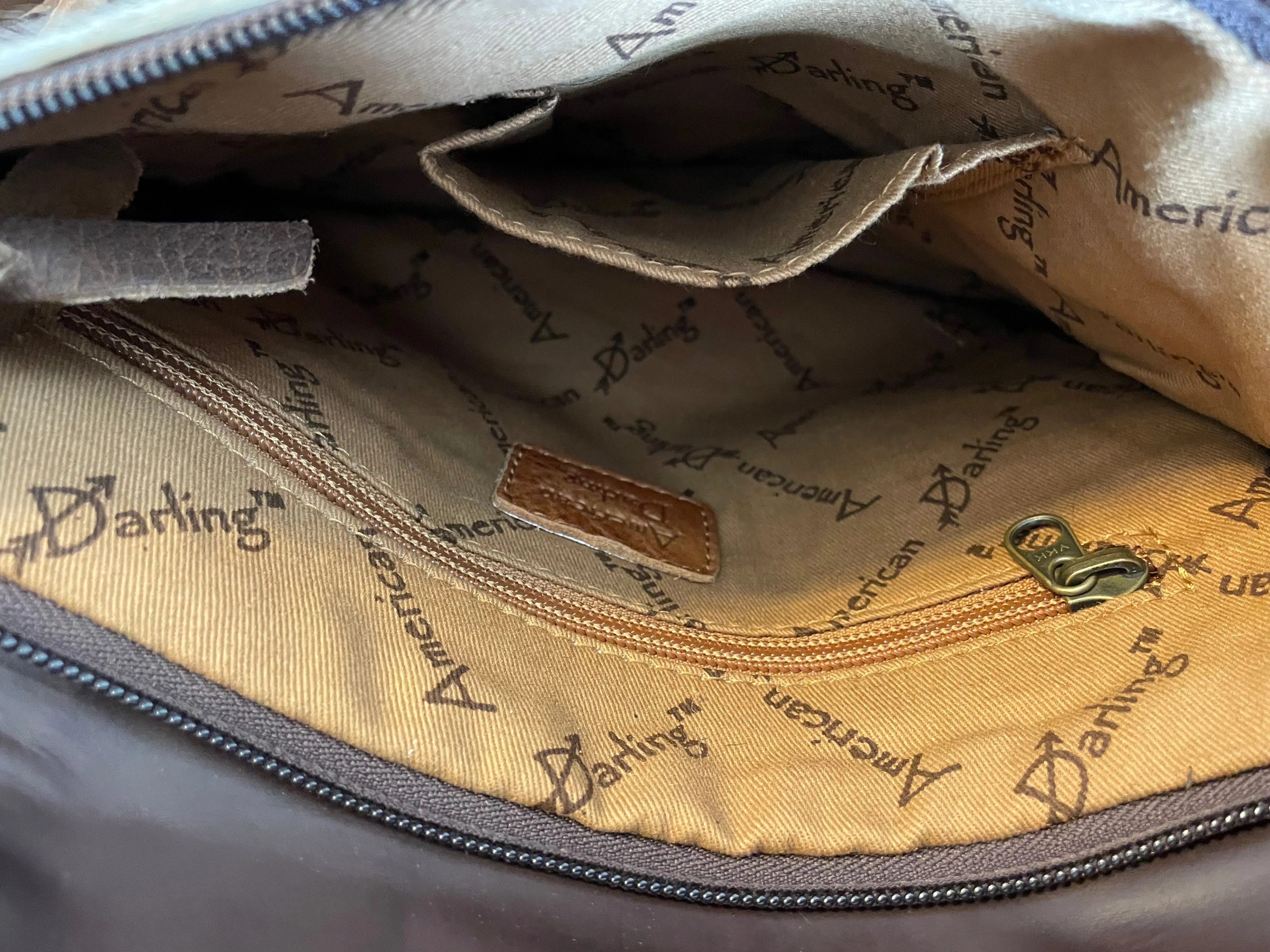 Leather Hide Firebird Crossbody Purse