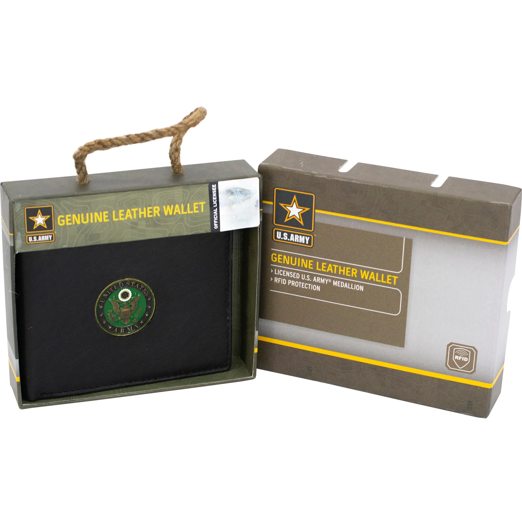 Licensed U.S Army Leather Wallets