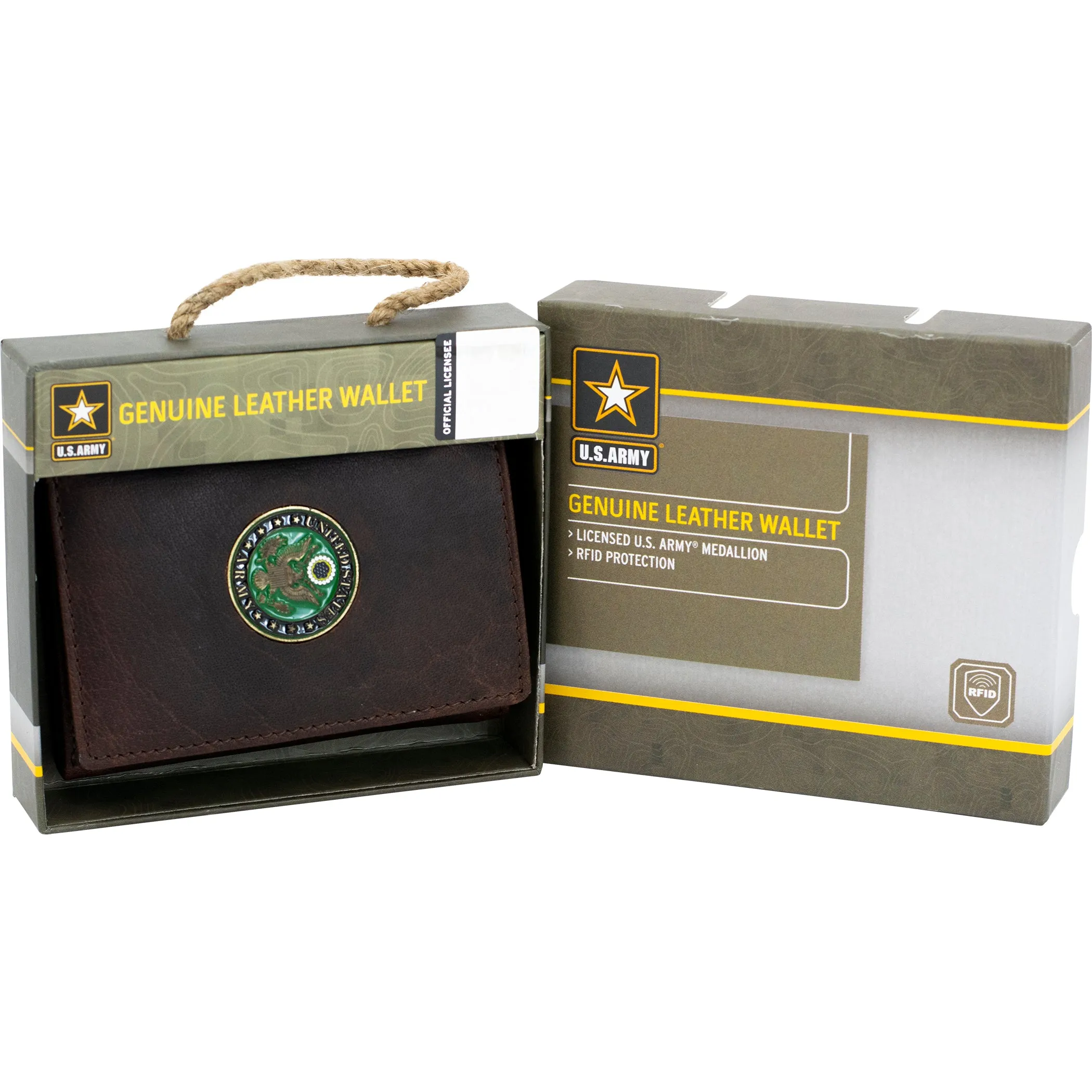 Licensed U.S Army Leather Wallets