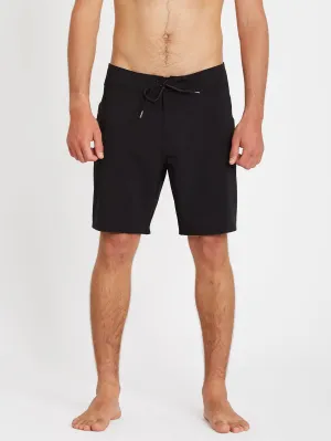 Lido Solid Mod 18" Boardshort - BLACK