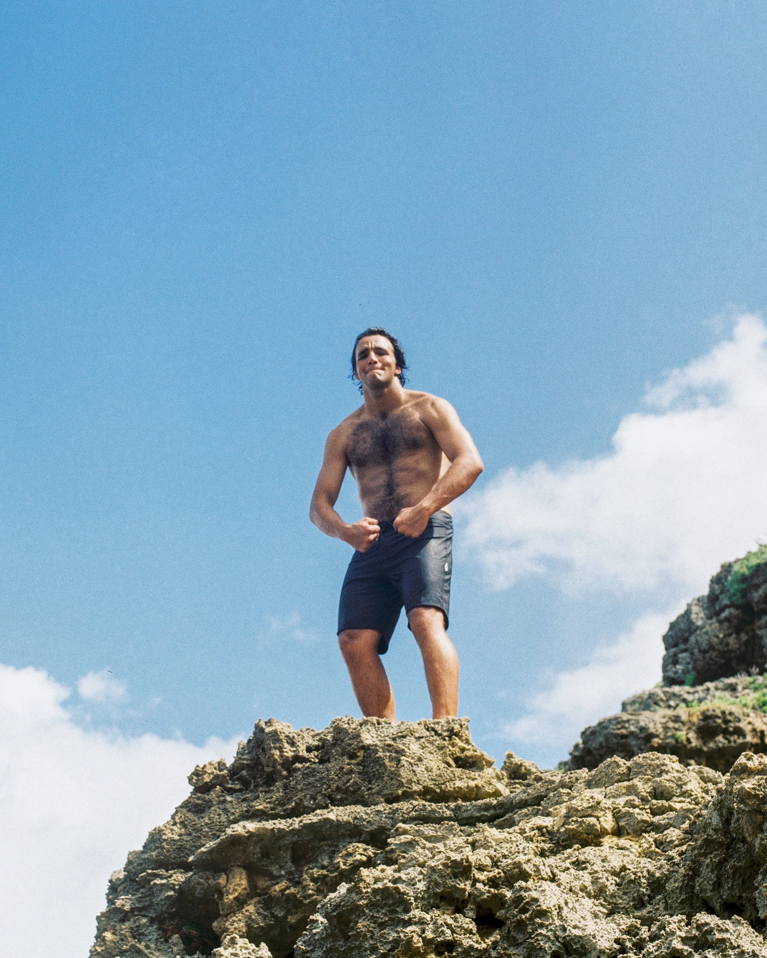 Lido Solid Mod 18" Boardshort - BLACK