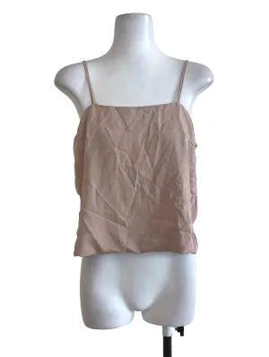 Light Chocolate Plain Crop Top