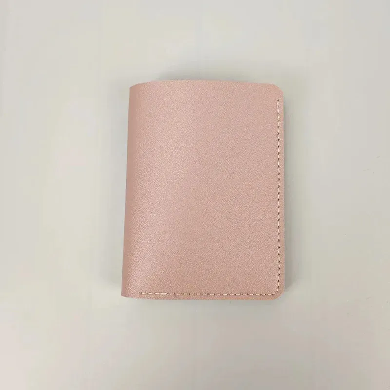 Light Thin Card Bag With Two Fold Buckle Small Wallet Portable Bank Card Driver's License Ultra Light