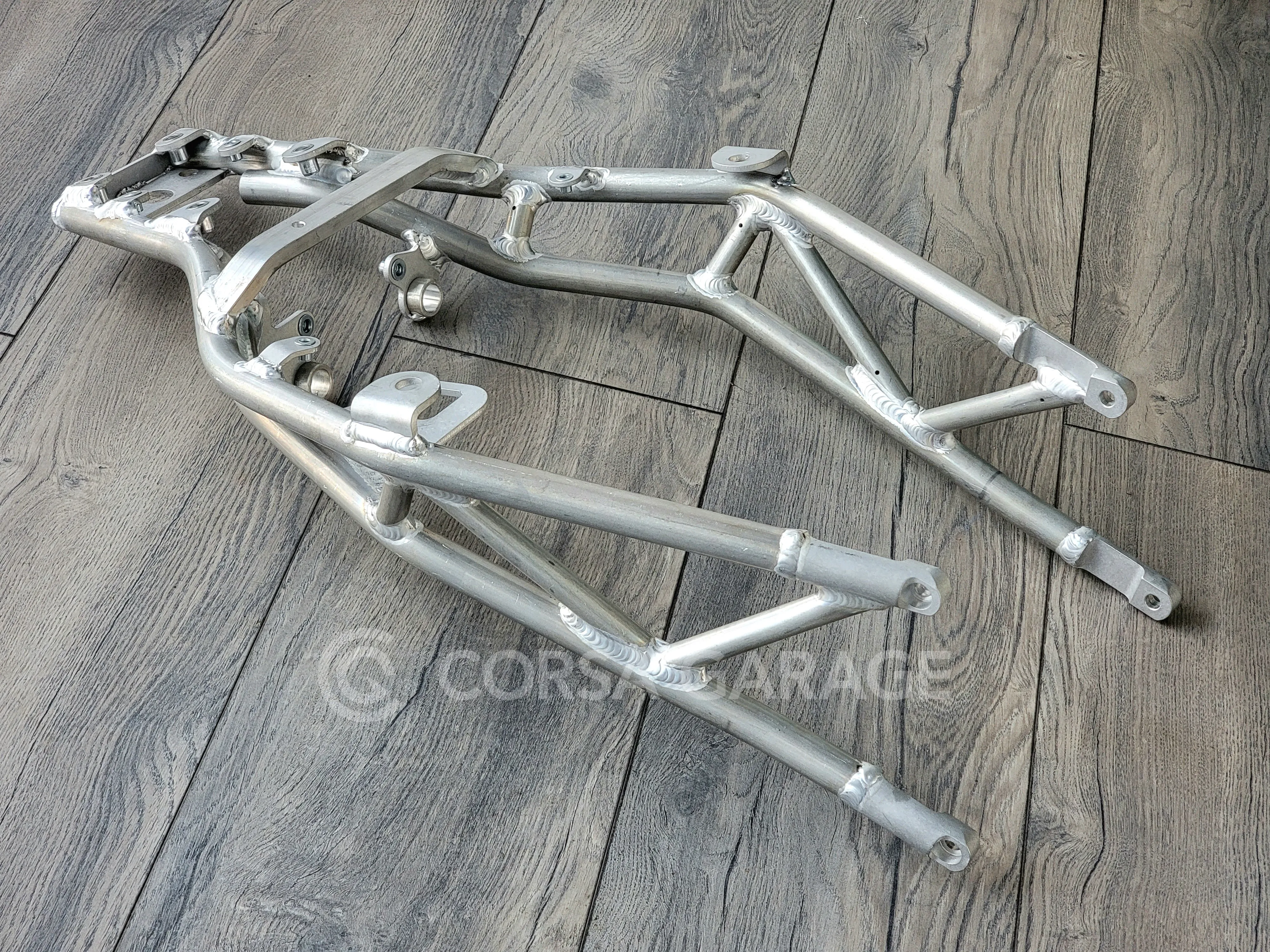 Lightweight Aluminum Subframe for Ducati Hypermotard 796 and 1100