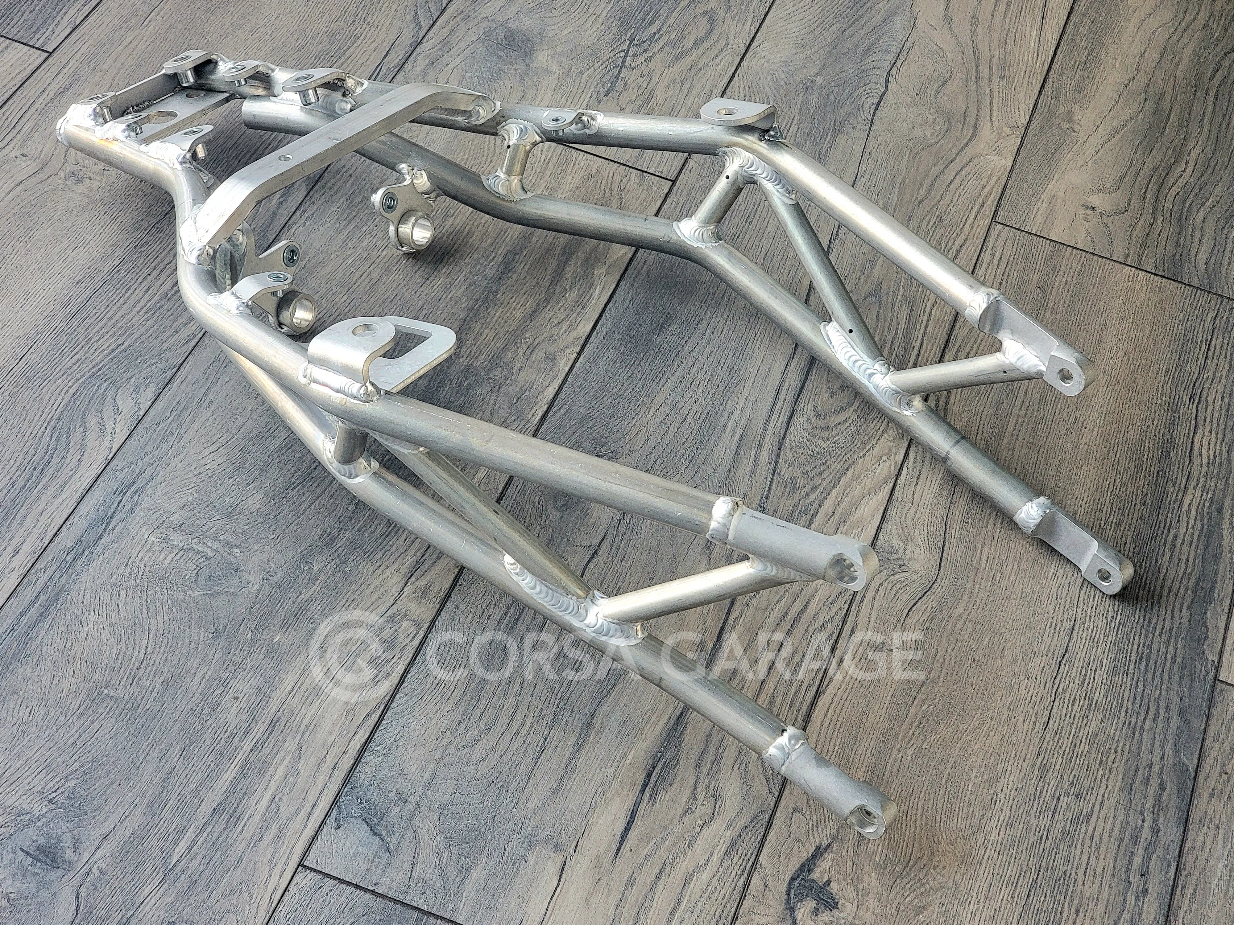 Lightweight Aluminum Subframe for Ducati Hypermotard 796 and 1100