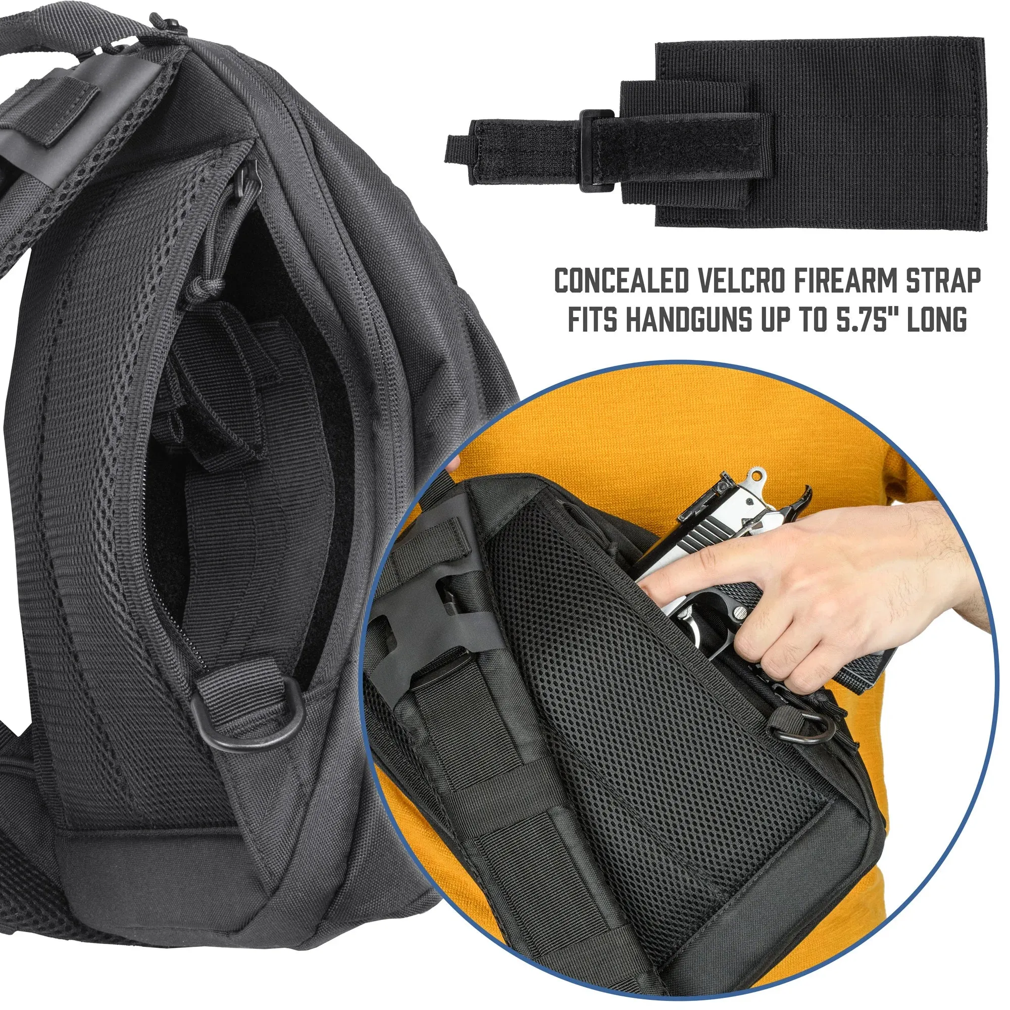 Loaded Gear GX-800 Tactical Crossbody Sling Bag | BI14090