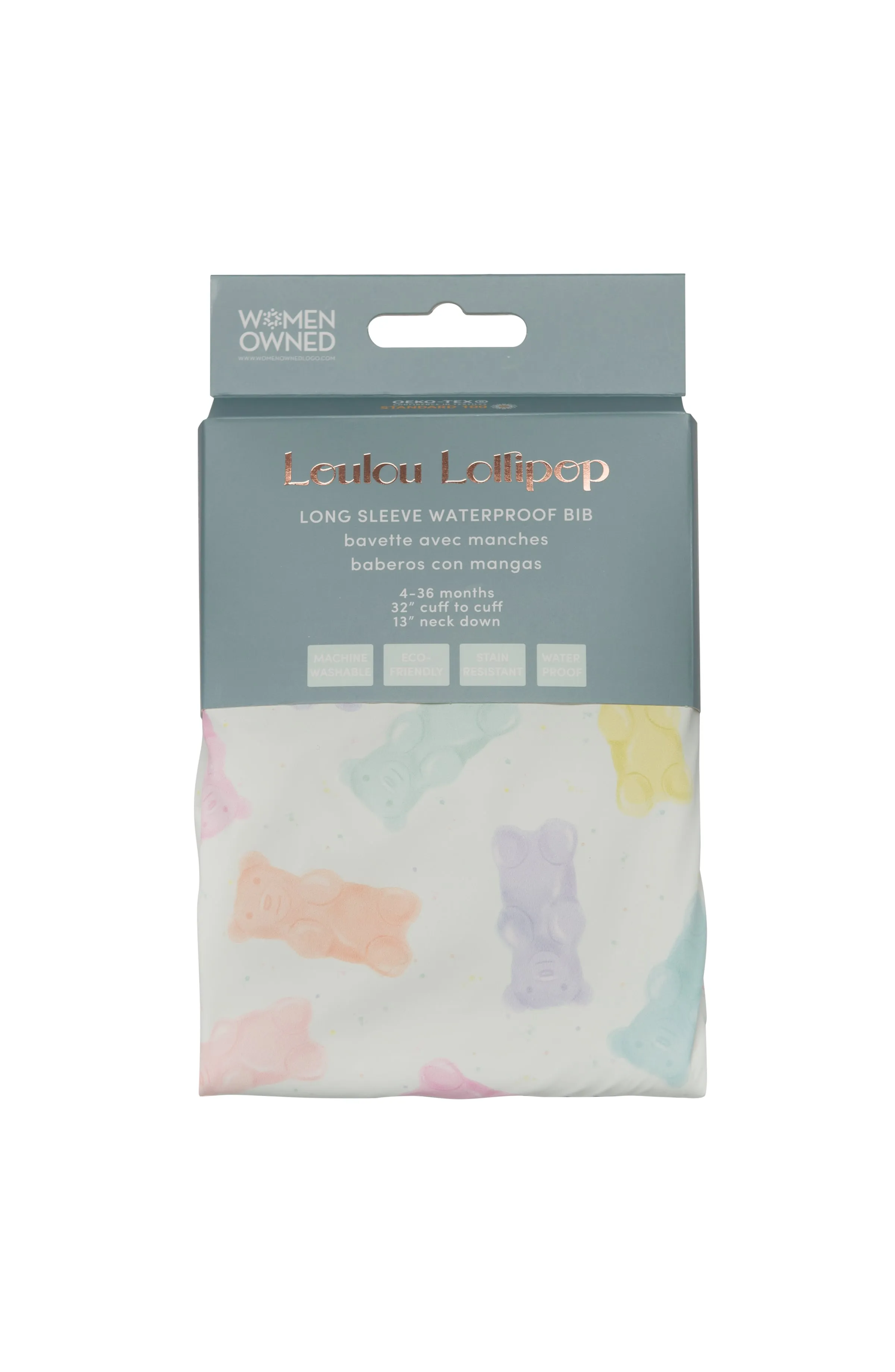 Long Sleeve Bib - Gummy Bears