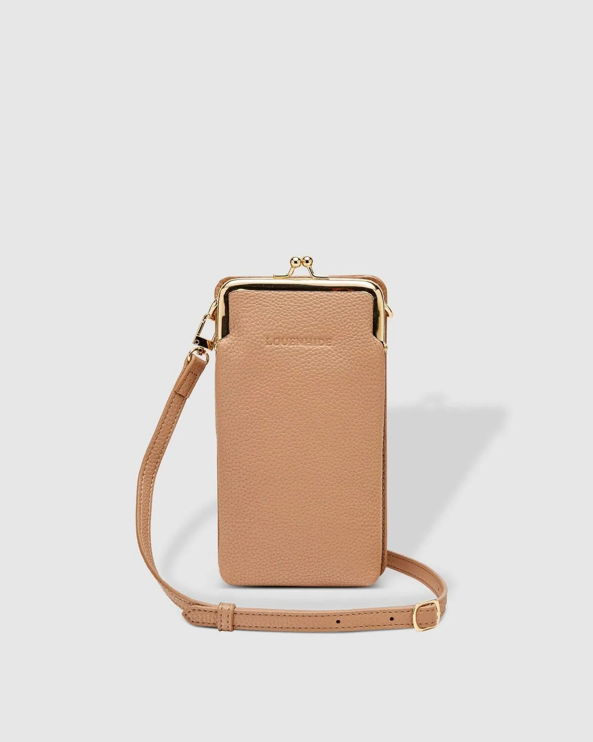 LOUENHIDE Billie Crossbody Phone Bag - Biscuit