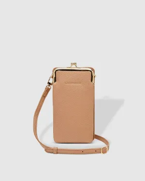LOUENHIDE Billie Crossbody Phone Bag - Biscuit