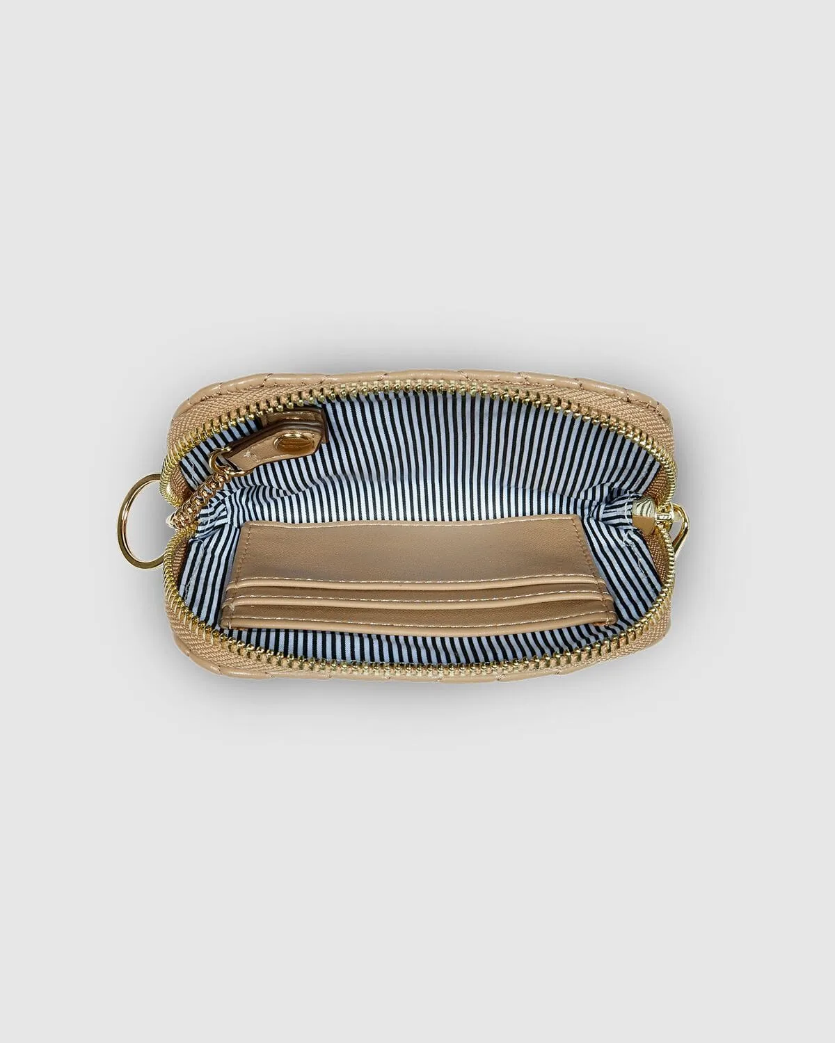 LOUENHIDE Nina Quilted Purse - Coffee