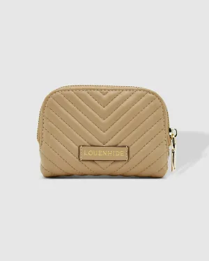 LOUENHIDE Nina Quilted Purse - Coffee