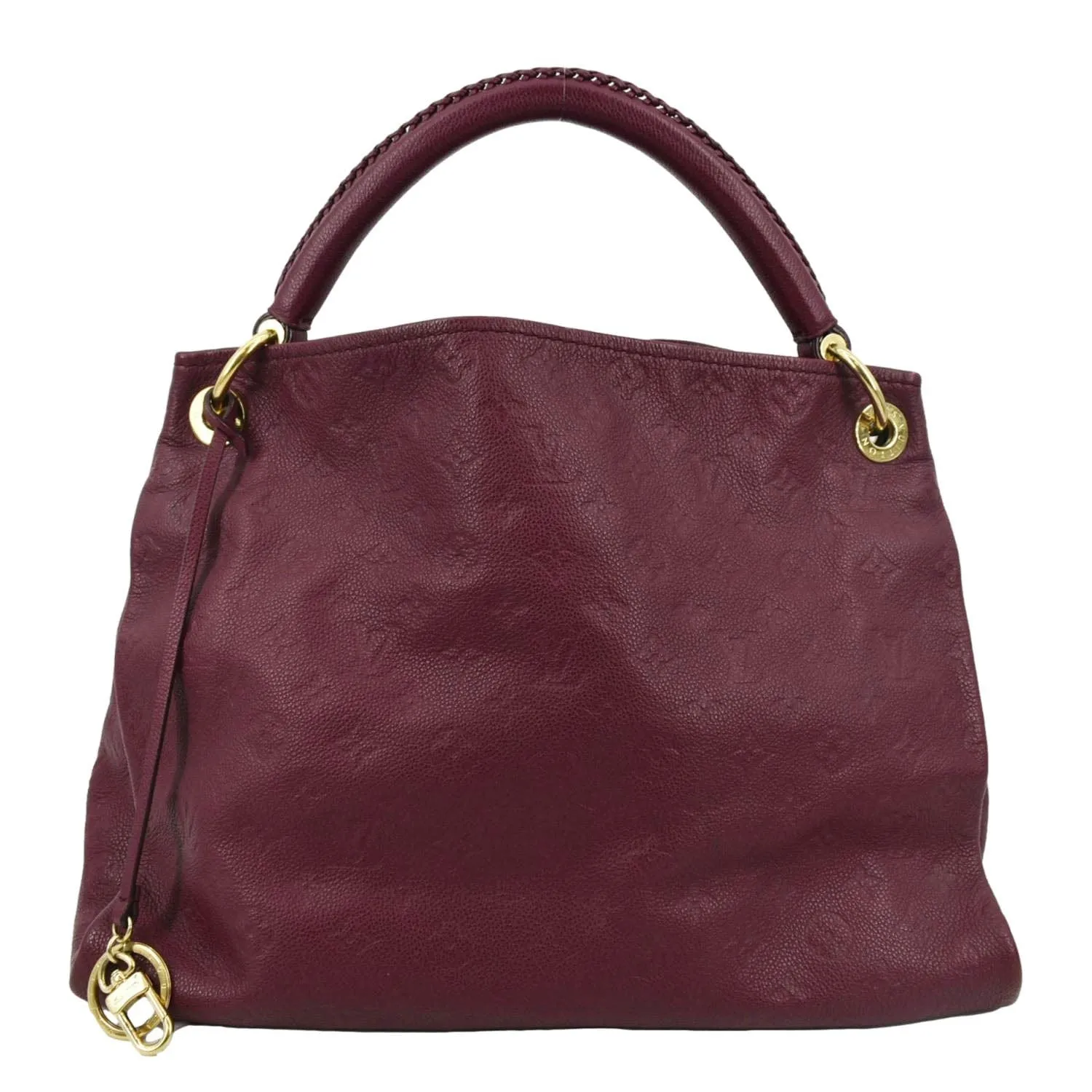 LOUIS VUITTON Artsy MM Empreinte Leather Hobo Bag Raisin