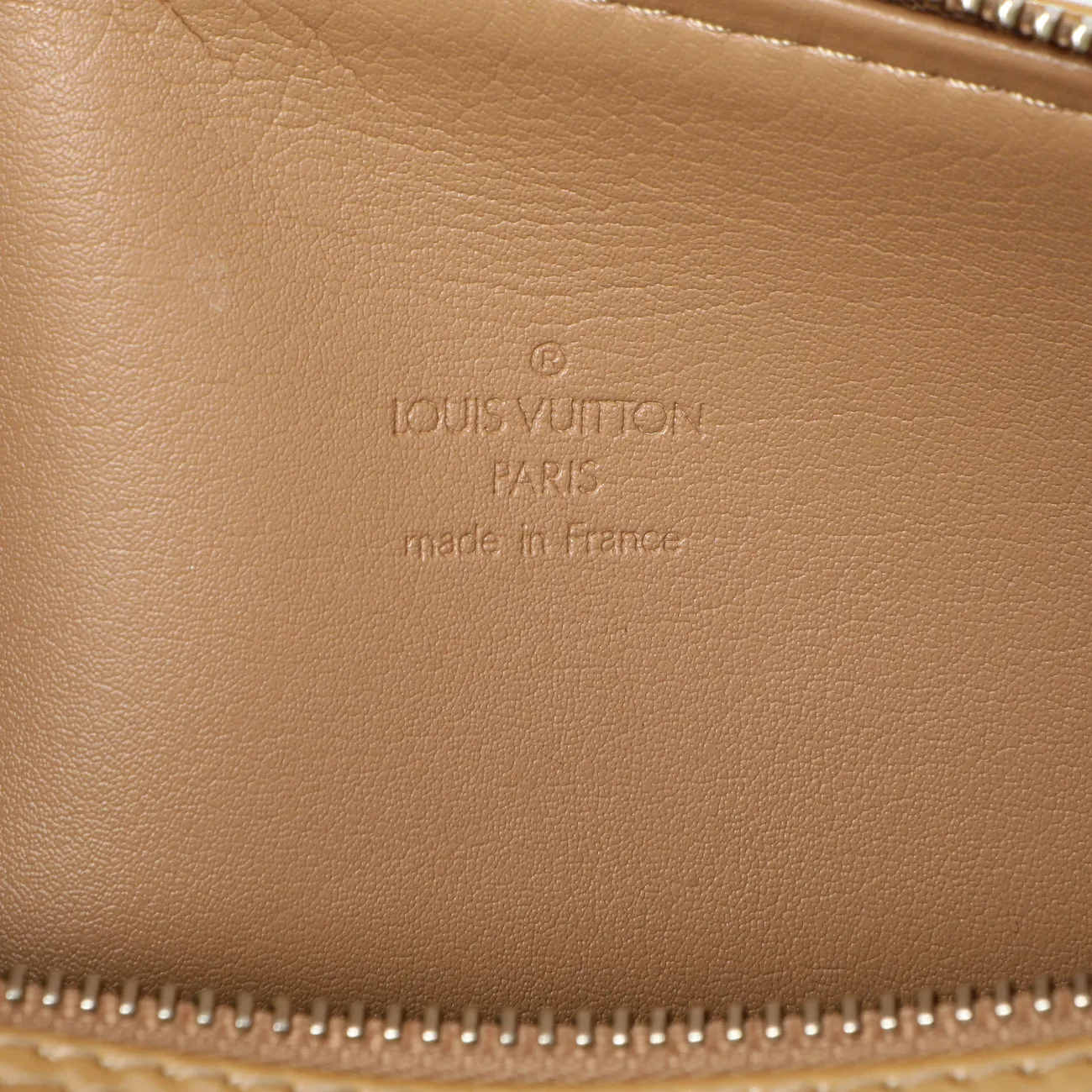 Louis Vuitton Beige Vernis Bedford