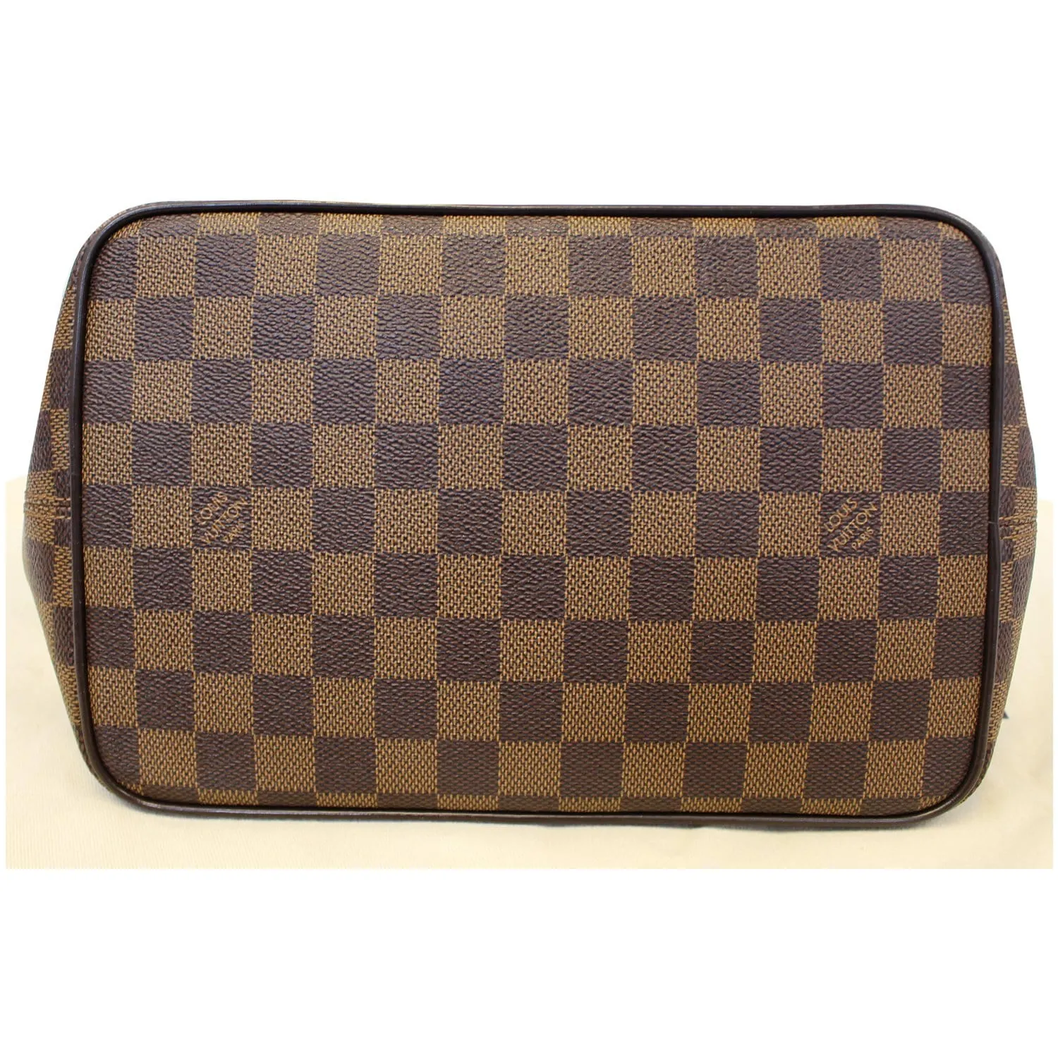 LOUIS VUITTON Bergamo PM Damier Ebene Shoulder Bag Brown
