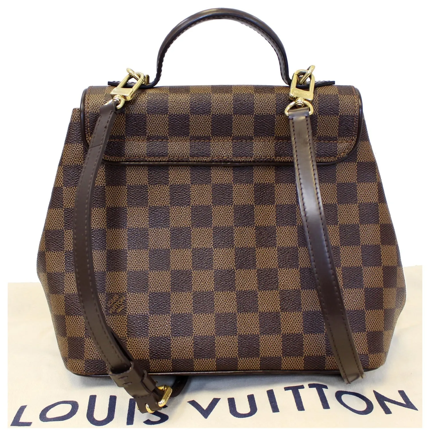 LOUIS VUITTON Bergamo PM Damier Ebene Shoulder Bag Brown