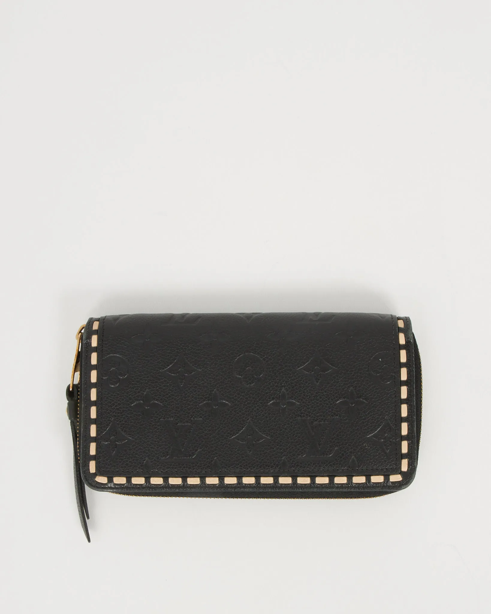Louis Vuitton Black Empreinte Monogram Zippy Wallet