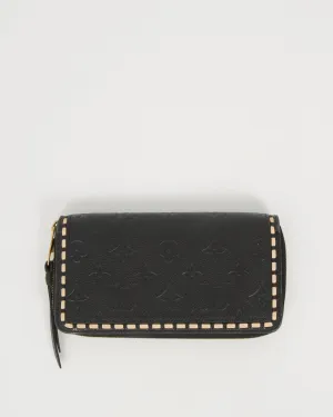 Louis Vuitton Black Empreinte Monogram Zippy Wallet