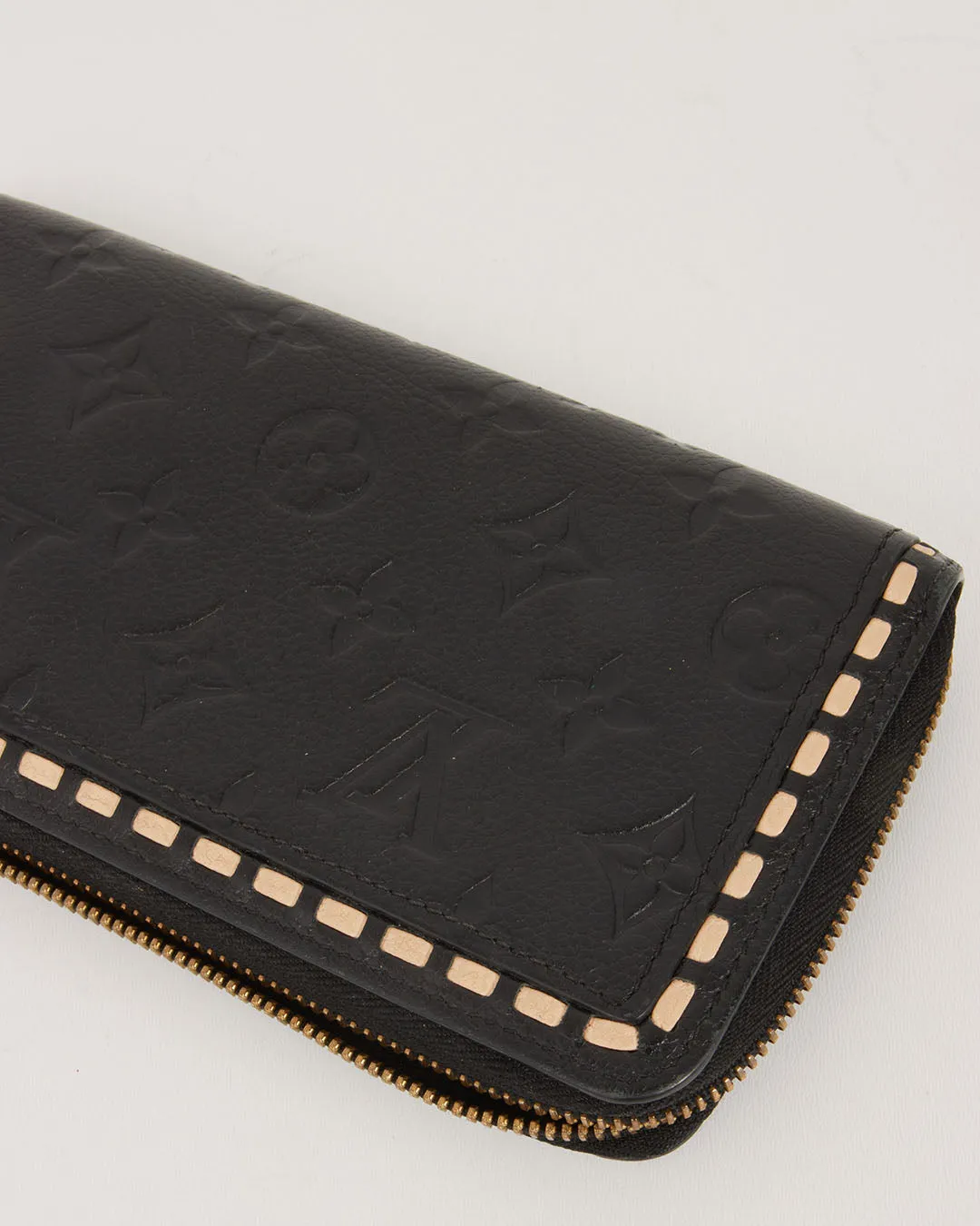 Louis Vuitton Black Empreinte Monogram Zippy Wallet