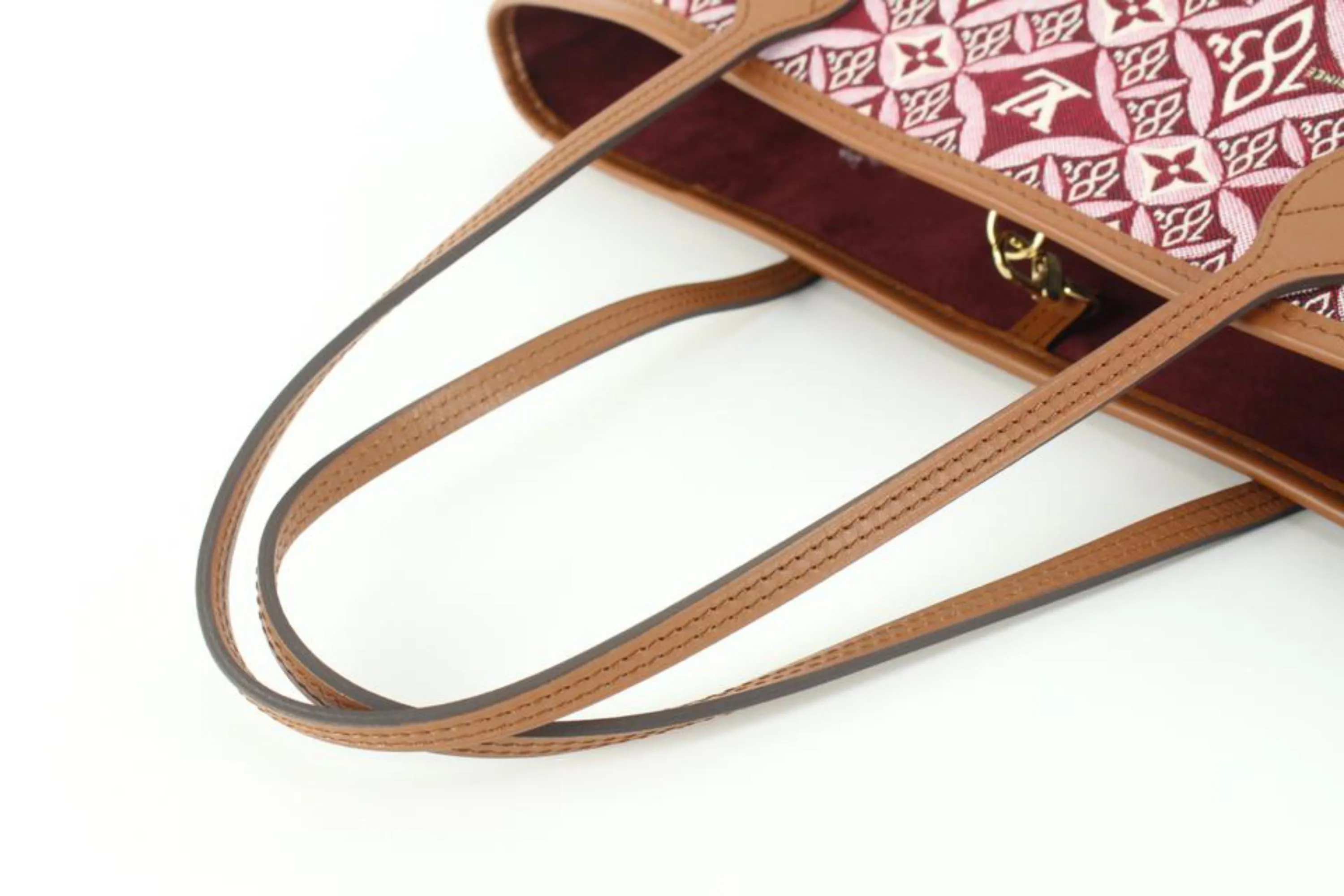 Louis Vuitton Bordeaux Monogram Since 1854 Neverfull MM Tote 23lz53s