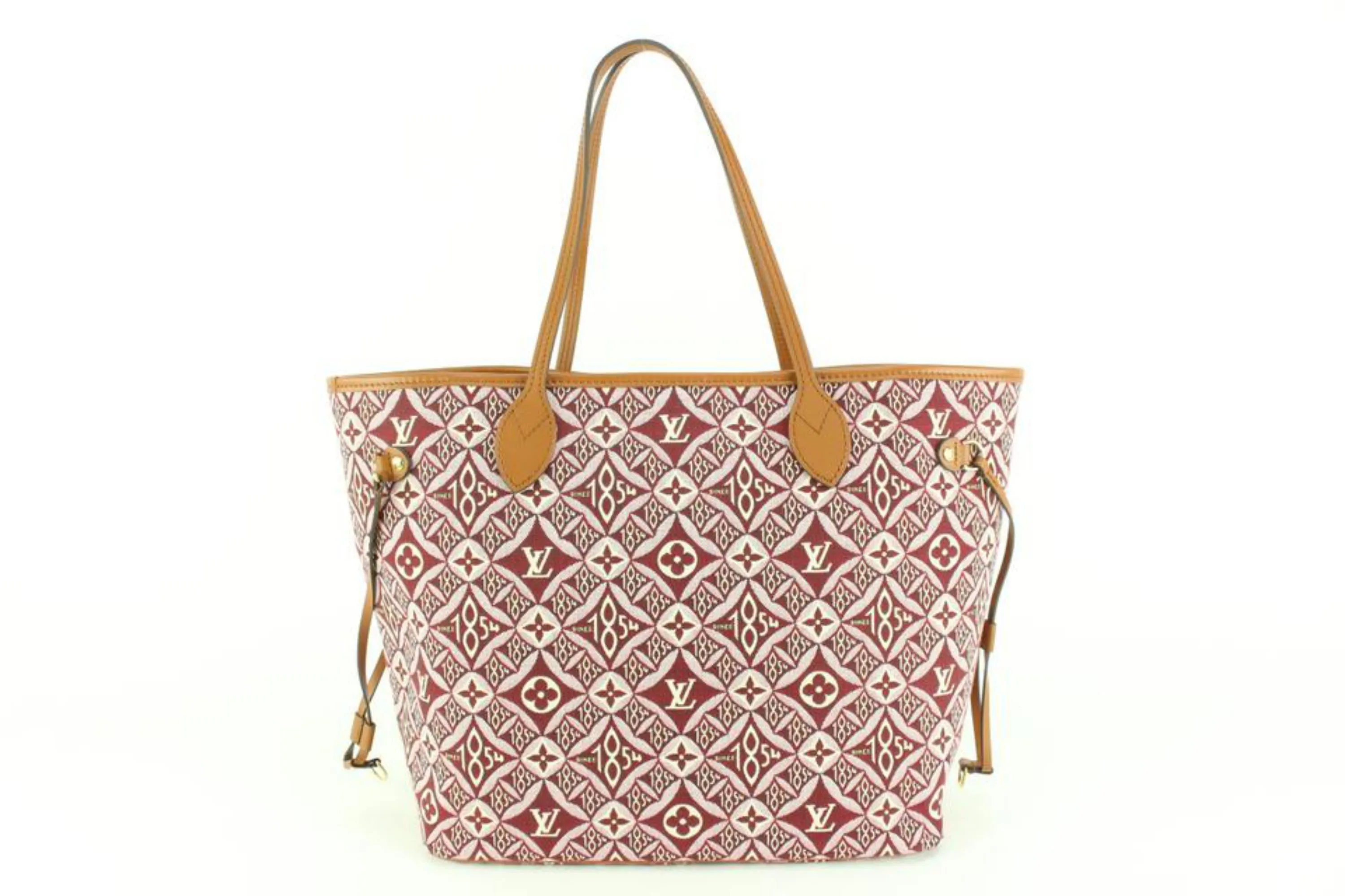 Louis Vuitton Bordeaux Monogram Since 1854 Neverfull MM Tote 23lz53s