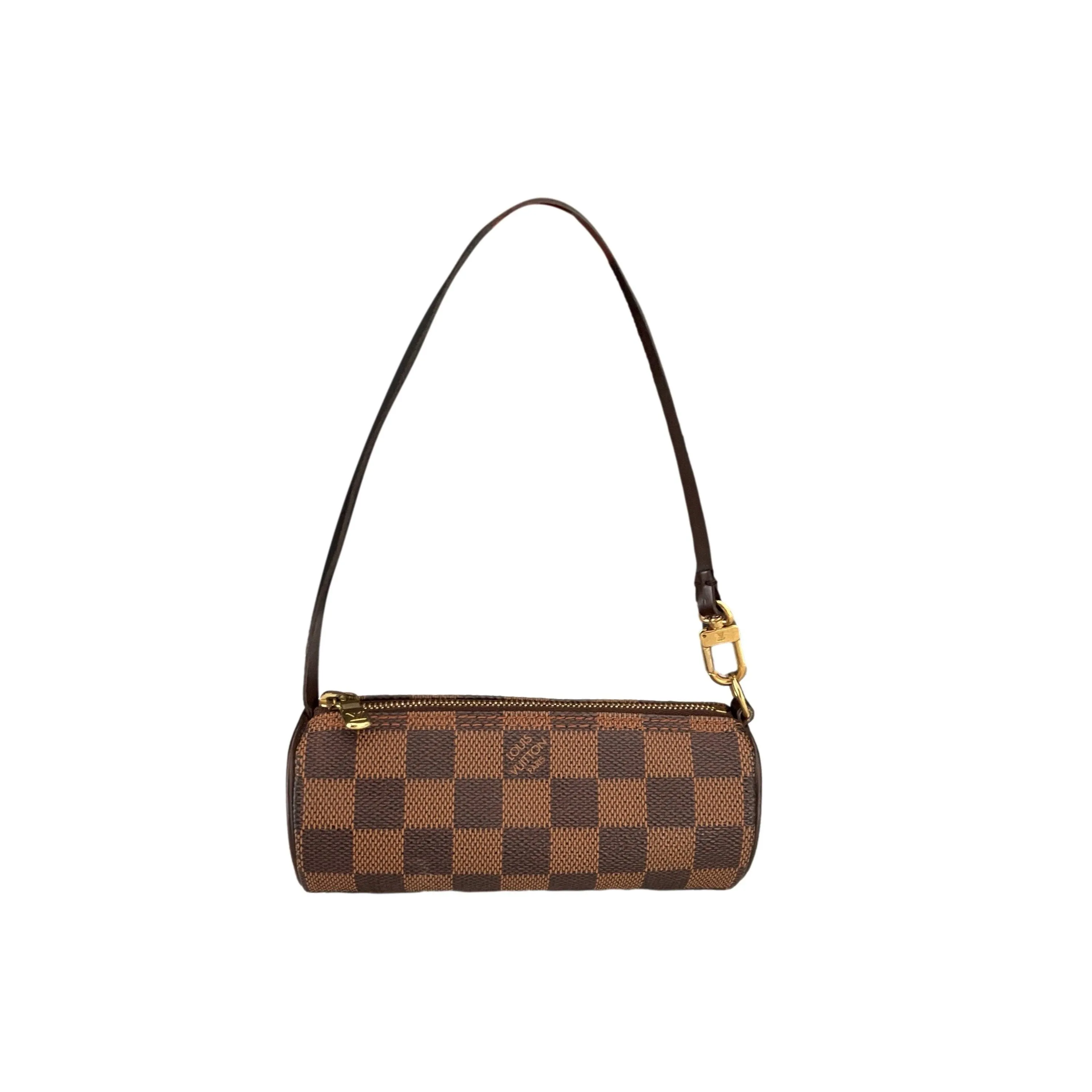 Louis Vuitton Brown Damier Micro Cylinder Bag