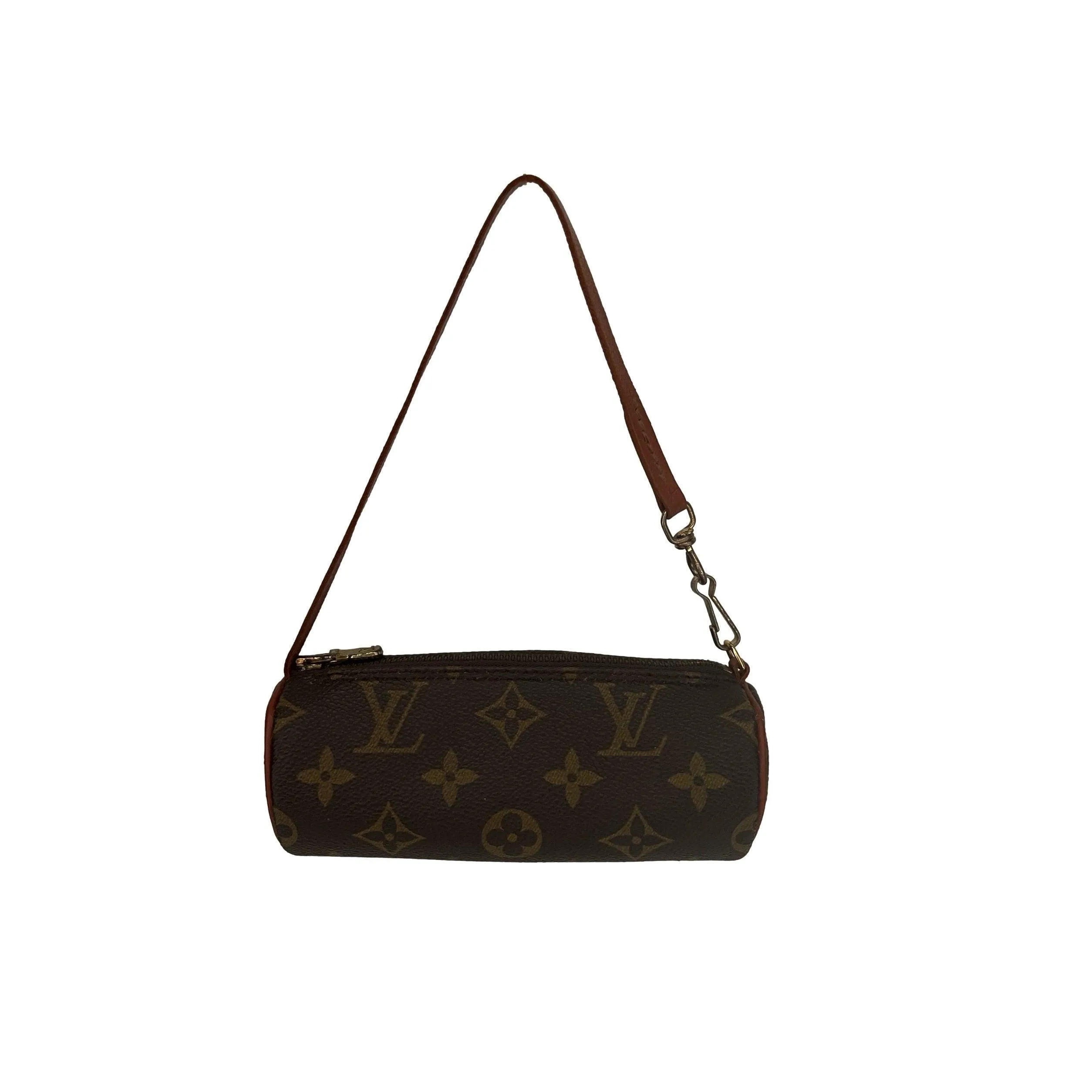Louis Vuitton Brown Monogram Micro Cylinder Bag
