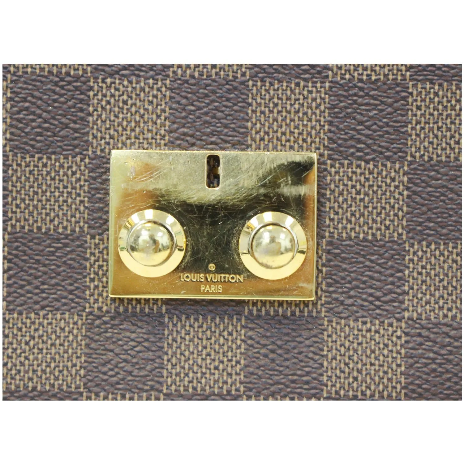 LOUIS VUITTON Croisette Damier Ebene Shoulder Crossbody Bag Brown