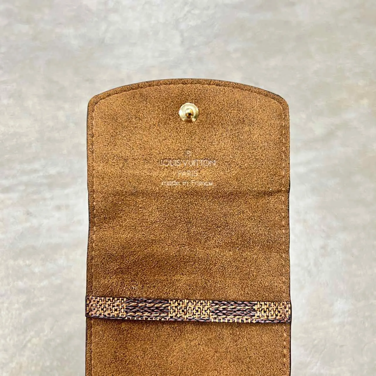 Louis Vuitton Cufflink Holder "MONOGRAM" Used Brown