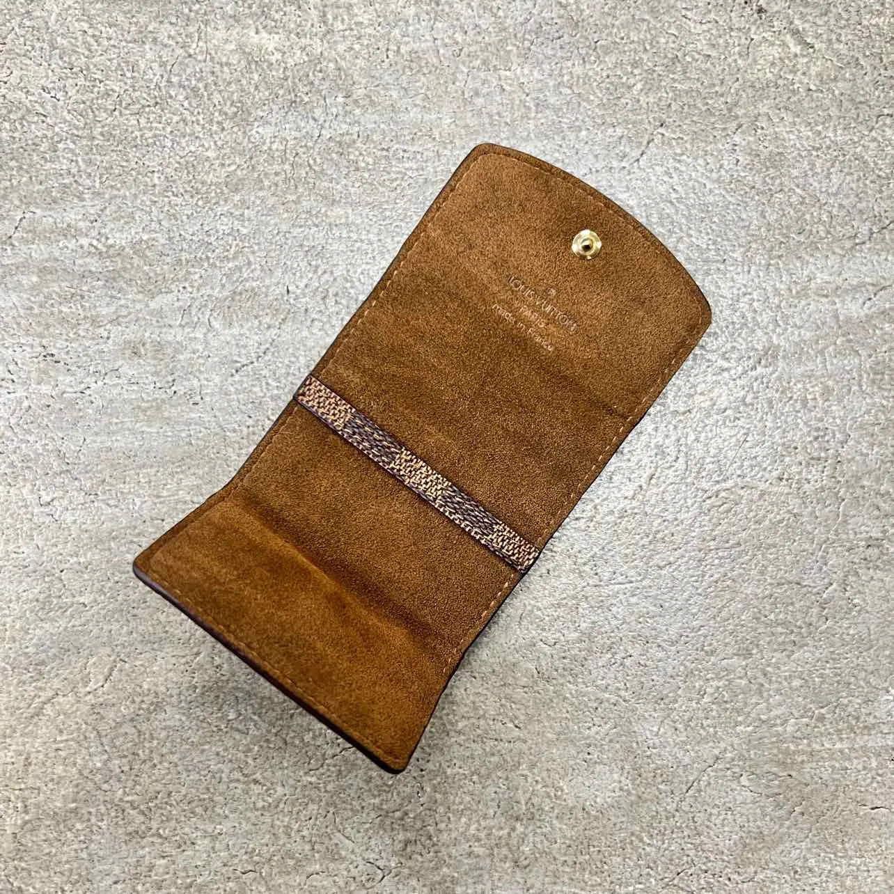 Louis Vuitton Cufflink Holder "MONOGRAM" Used Brown