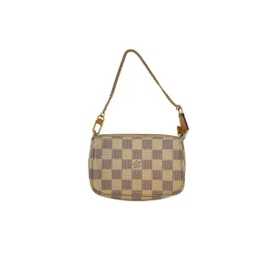 Louis Vuitton Damier Azur Mini Pochette Bag