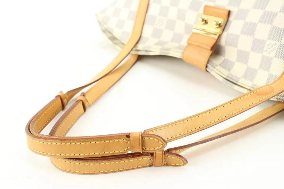 Louis Vuitton Damier Azur Salina PM Tote Shoulder Bag 40lk76s