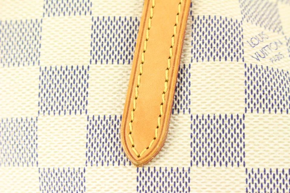 Louis Vuitton Damier Azur Salina PM Tote Shoulder Bag 40lk76s