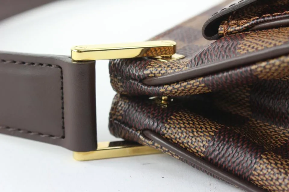 Louis Vuitton Damier Ebene Aubagne Pochette Shoulder Bag 1221lv21