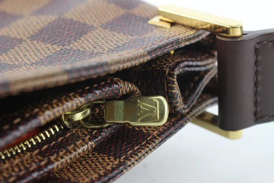 Louis Vuitton Damier Ebene Aubagne Pochette Shoulder Bag 1221lv21
