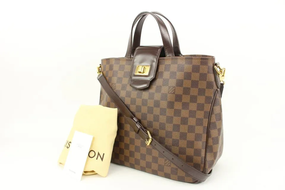 Louis Vuitton Damier Ebene Rosebery 2way Crossbody Tote Bag 41lk81
