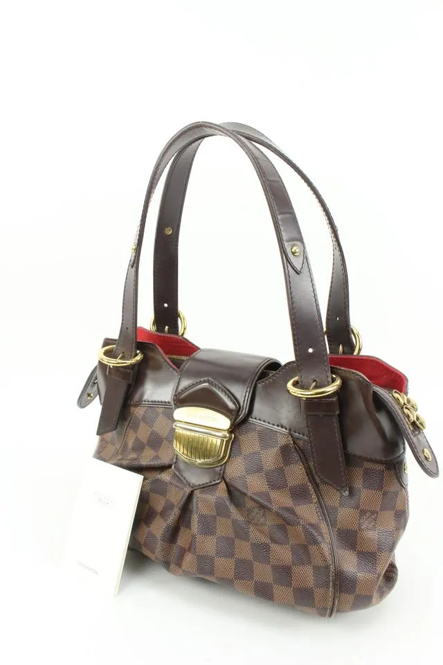 Louis Vuitton Damier Ebene Sistina PM Shoulder Bag 75lk328s