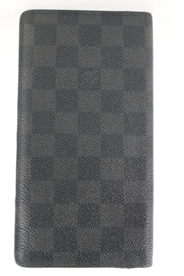 Louis Vuitton Damier Graphite Brazza Wallet Long Flap 319lvs517