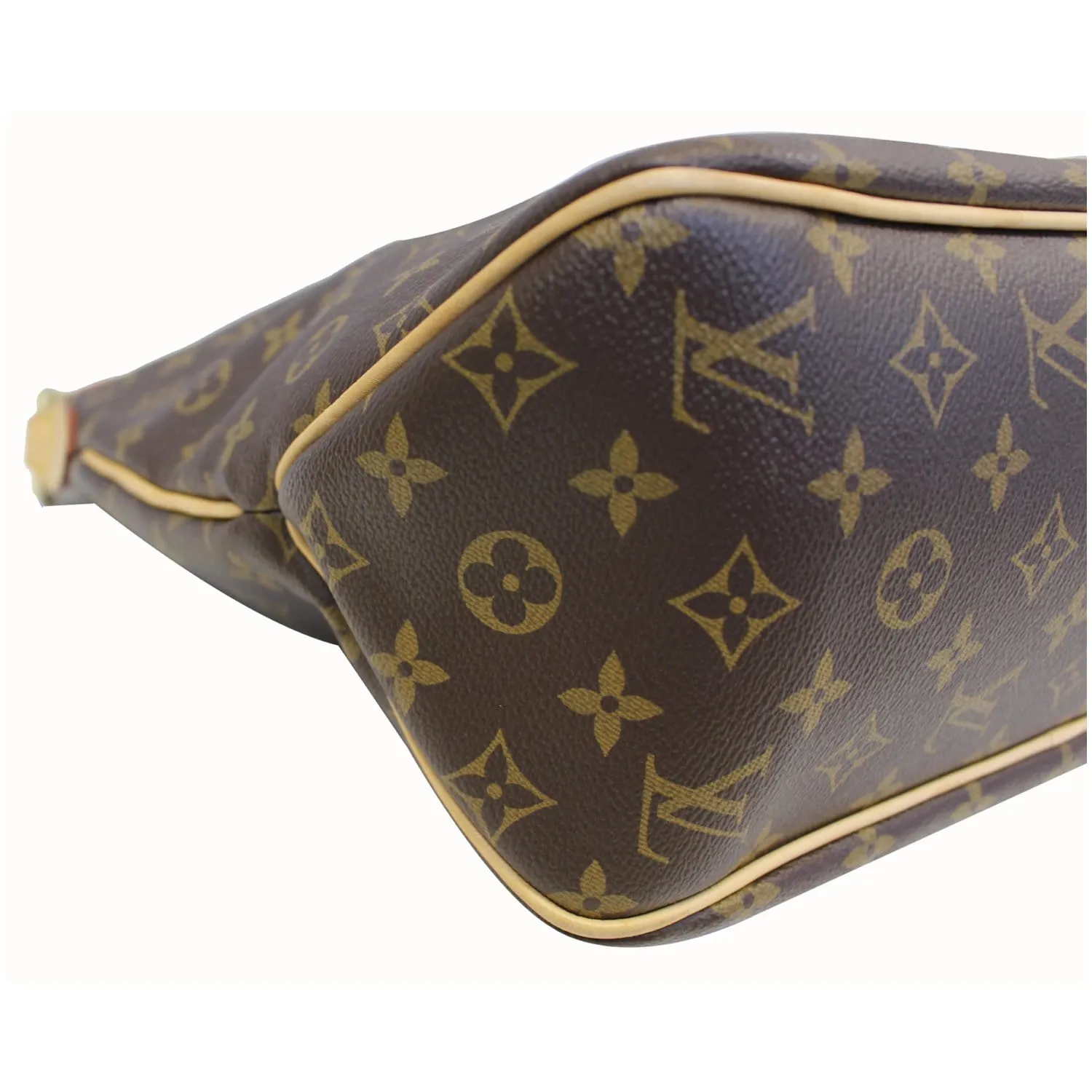 LOUIS VUITTON Delightful MM NM Monogram Canvas Tote Shoulder Bag Brown