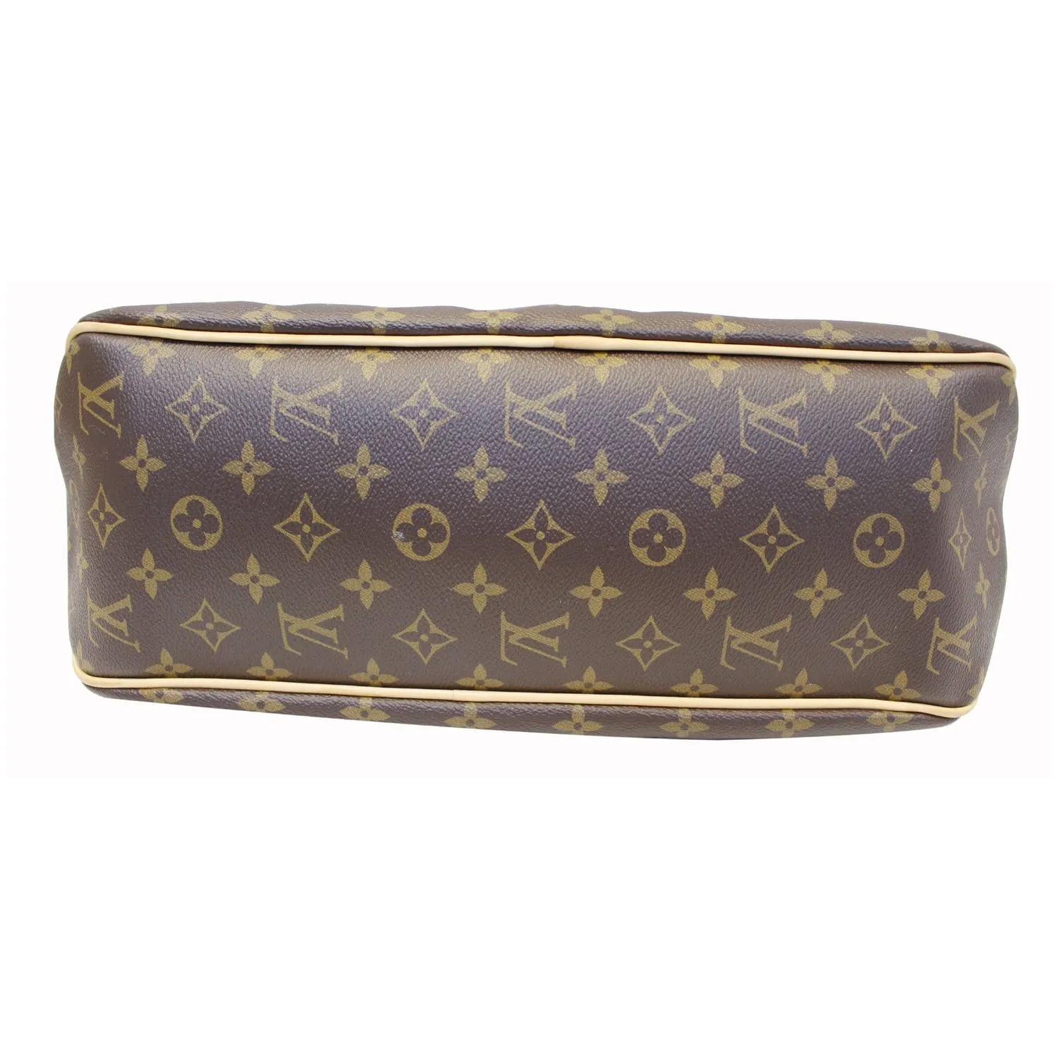 LOUIS VUITTON Delightful MM NM Monogram Canvas Tote Shoulder Bag Brown