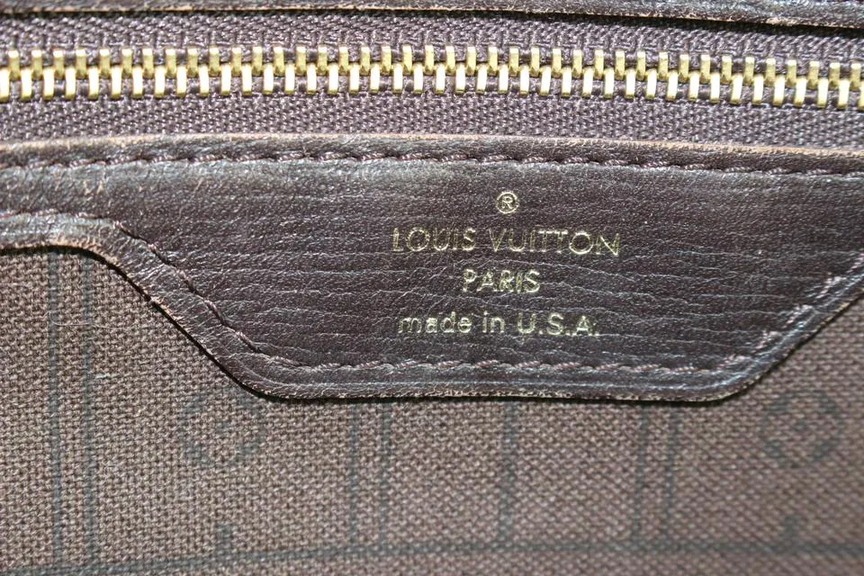Louis Vuitton Ebene Monogram Mini Lin Idylle Neverfull MM Tote Bag 926lvs415