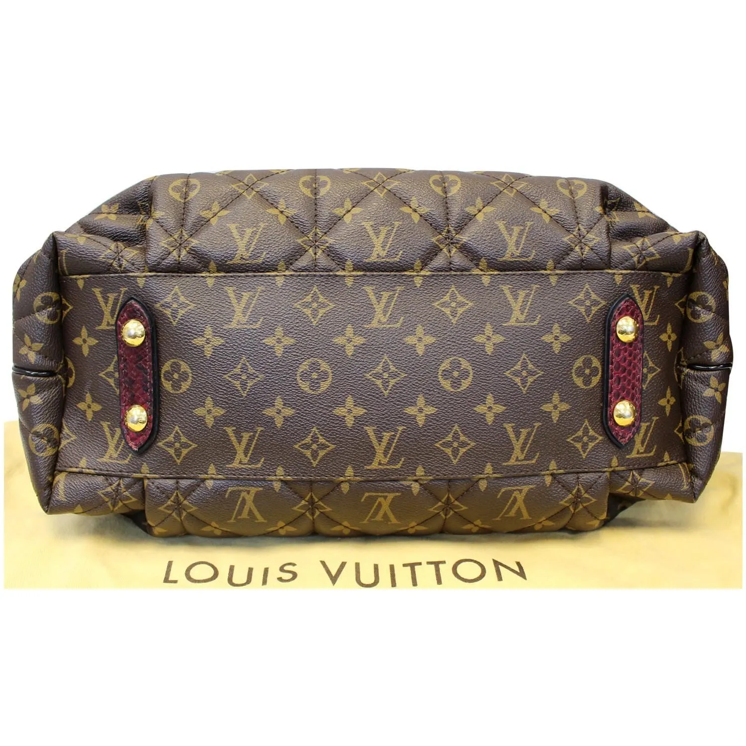 LOUIS VUITTON Etoile GM Exotique Monogram Tote Shoulder Bag Brown